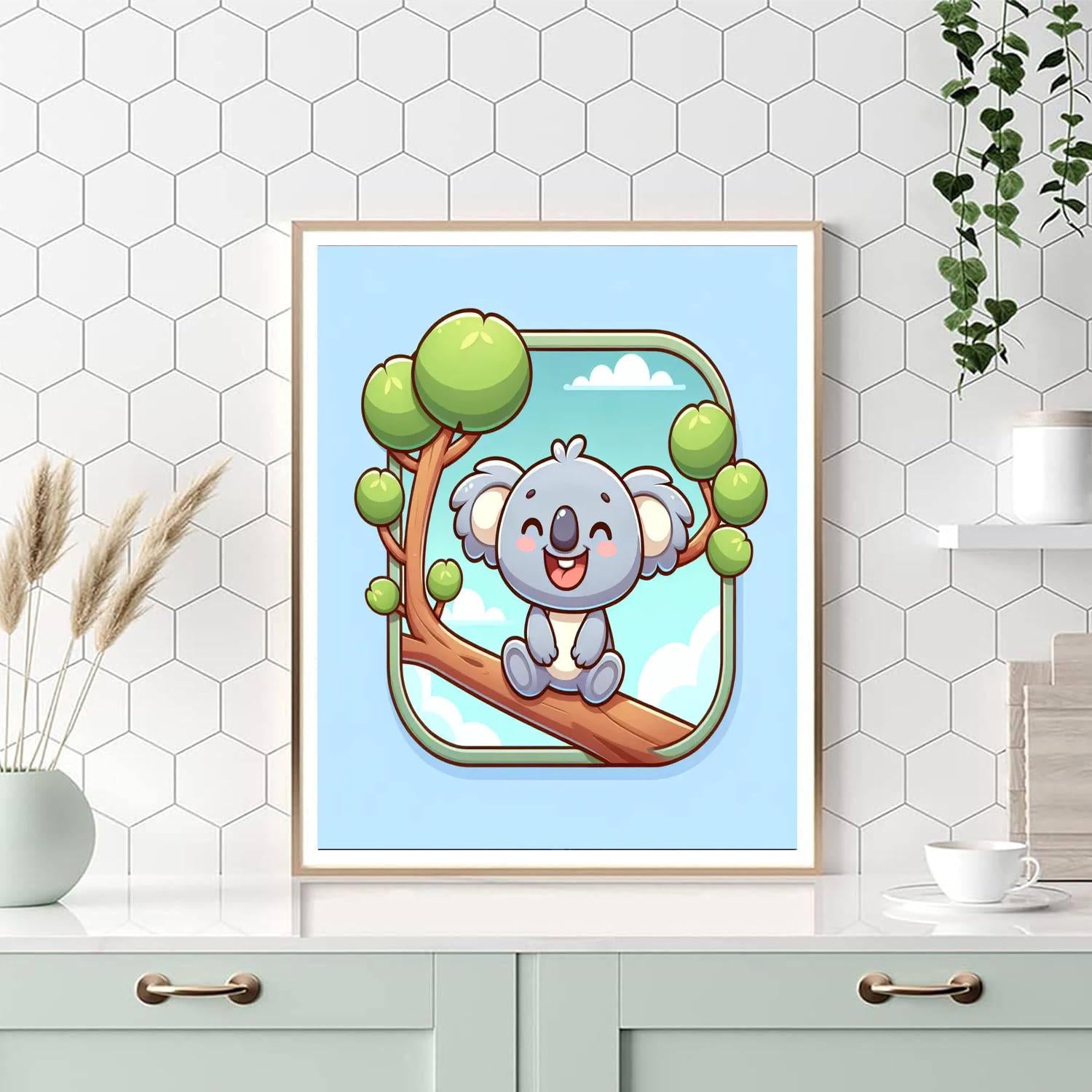 Whimsical Koala Paint By Numbers