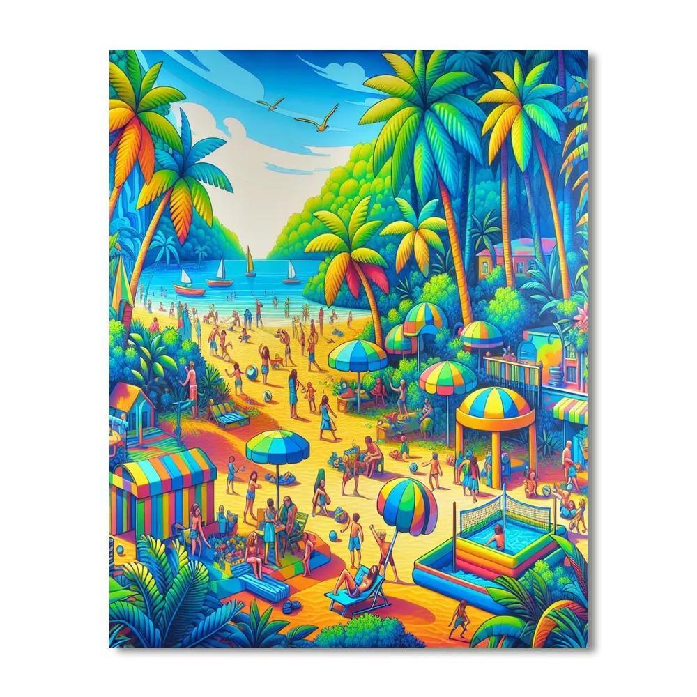 Lilo & Stitch's Tropical Paradise Paint By Numbers Kits