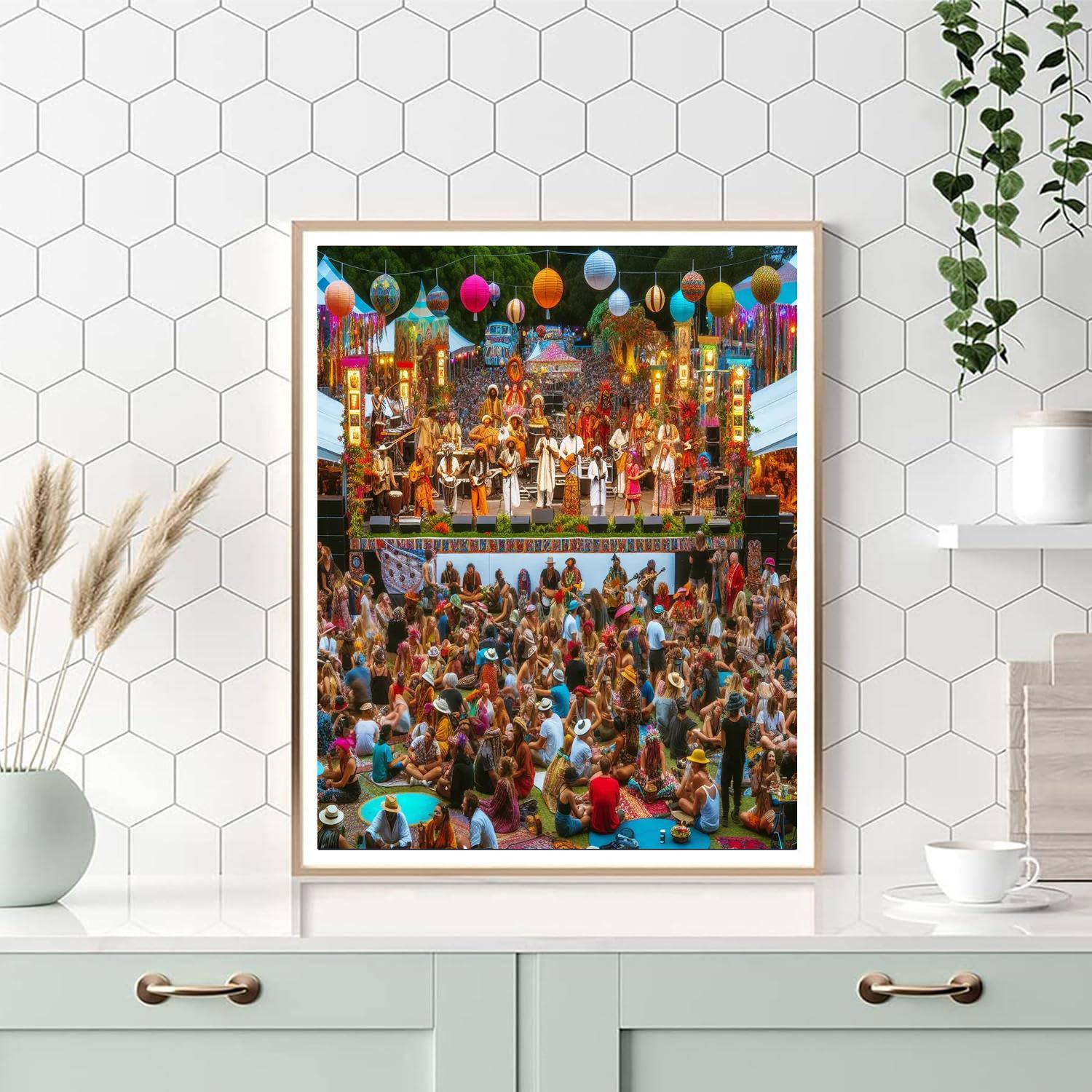 Woodford Folk Festival Painting Number Kit