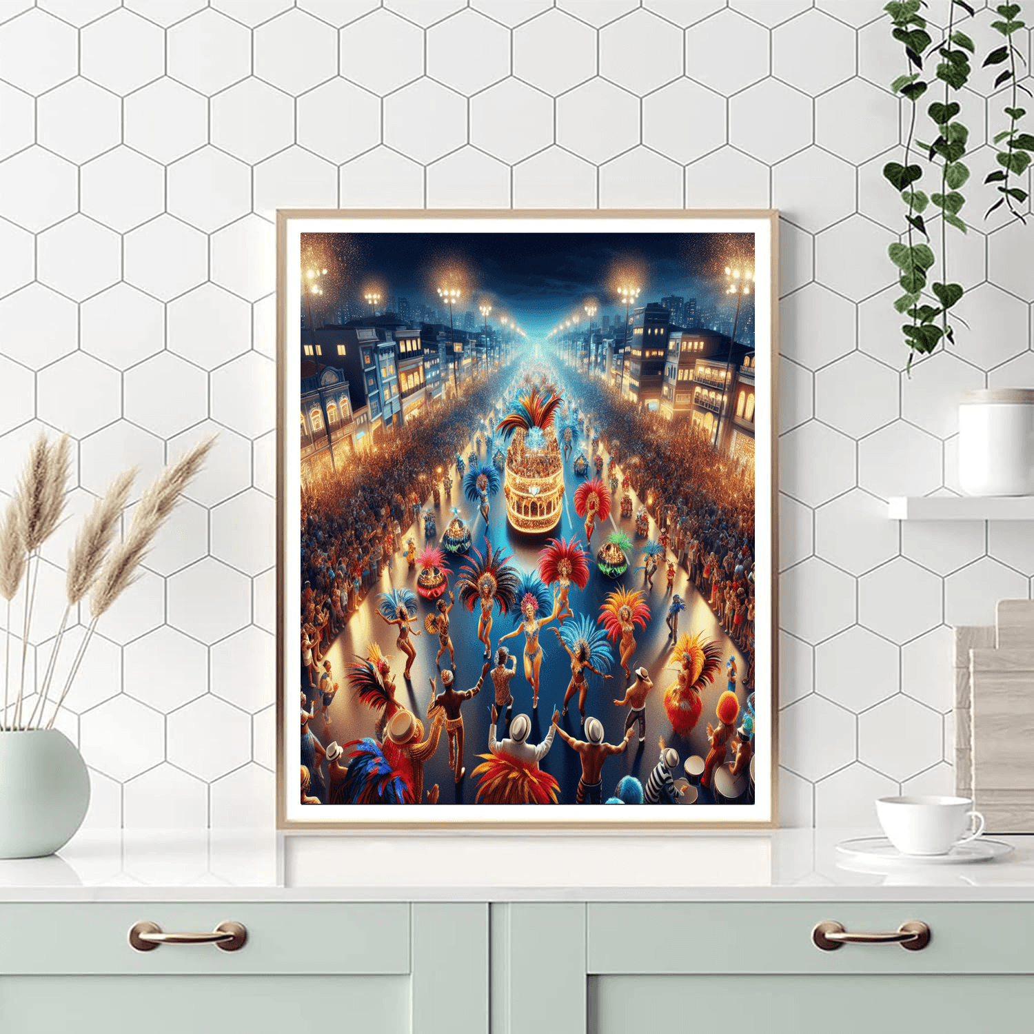 Rio De Janeiro Carnival - Brazil Number Painting