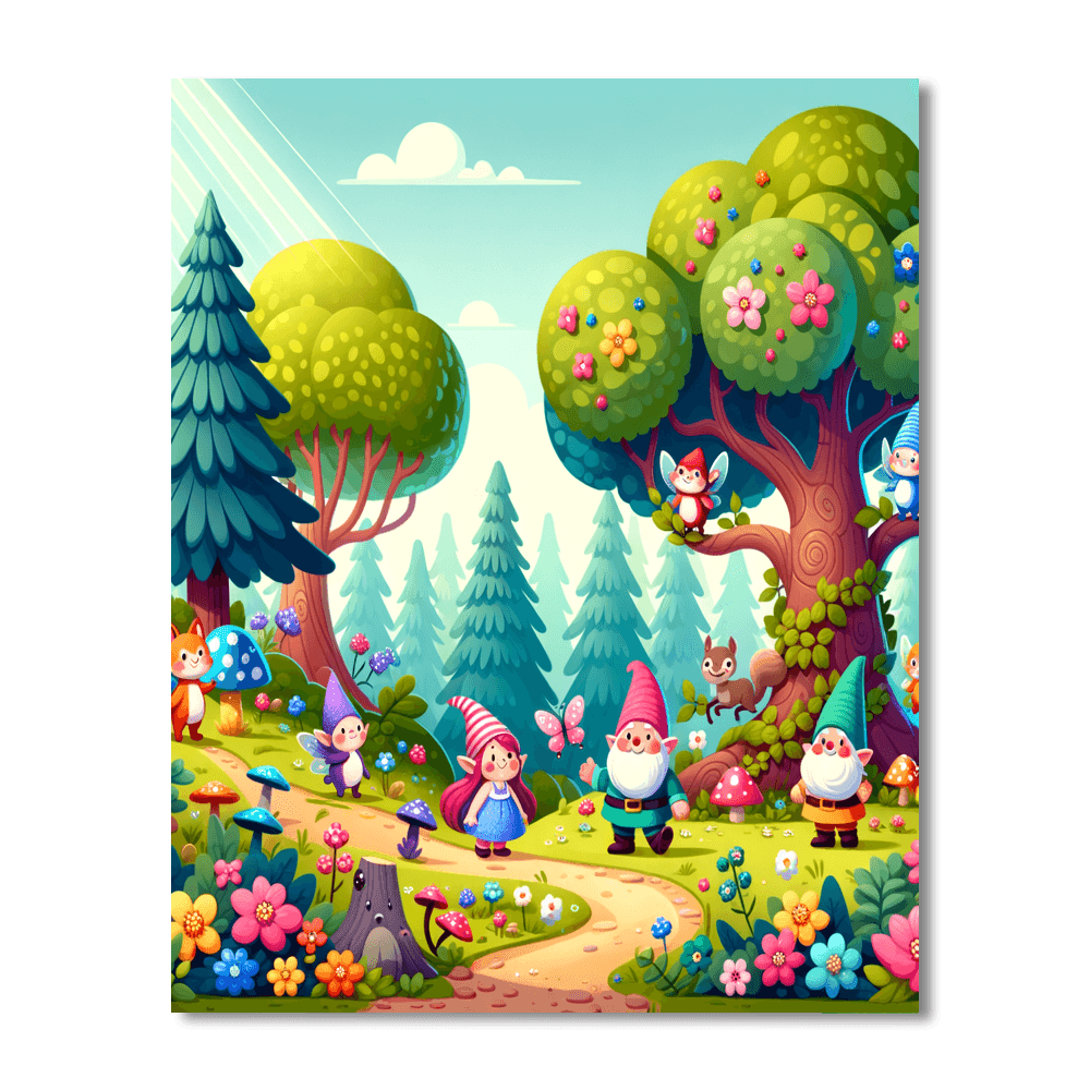 Magical Forest Quest Paint By Numbers Kits