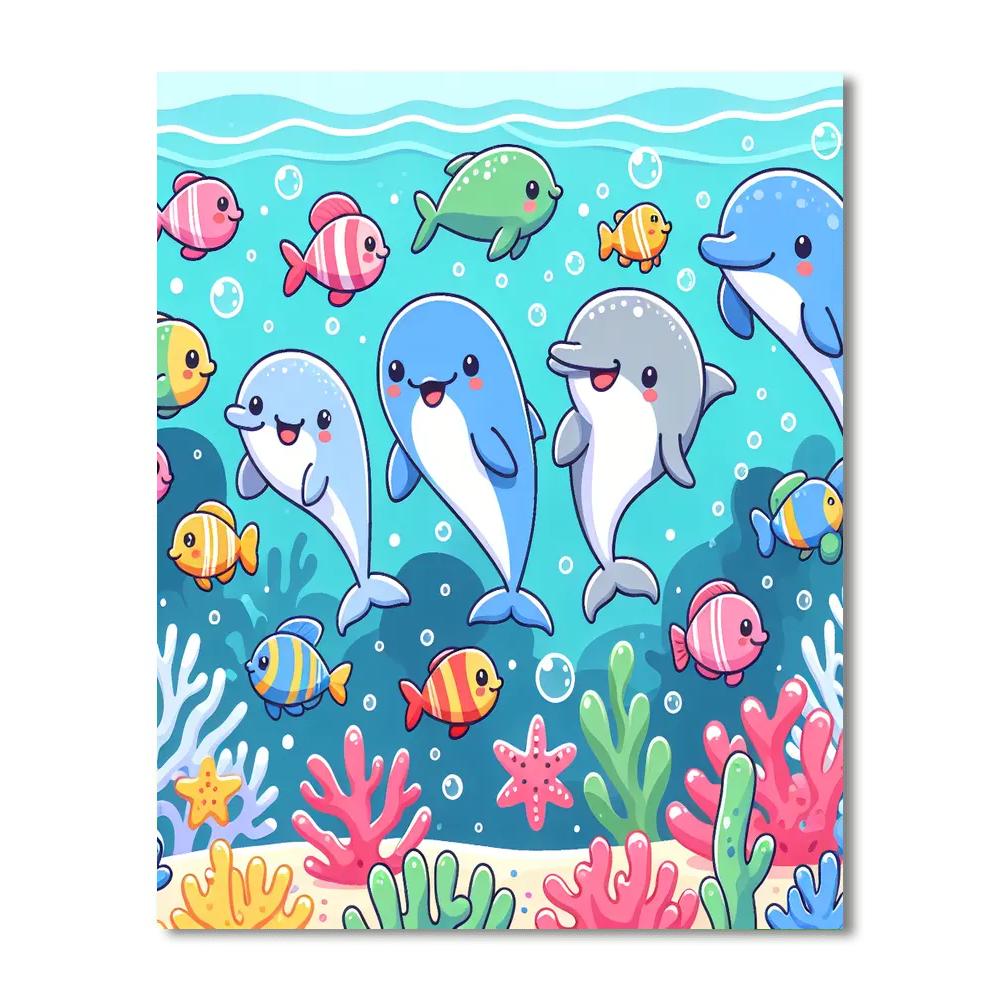 The Magical Ocean Number Painting