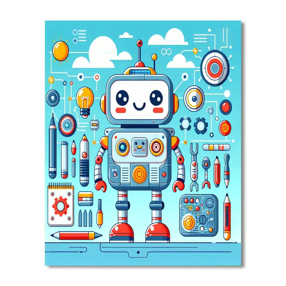 Robotics Lab DIY Paint By Numbers