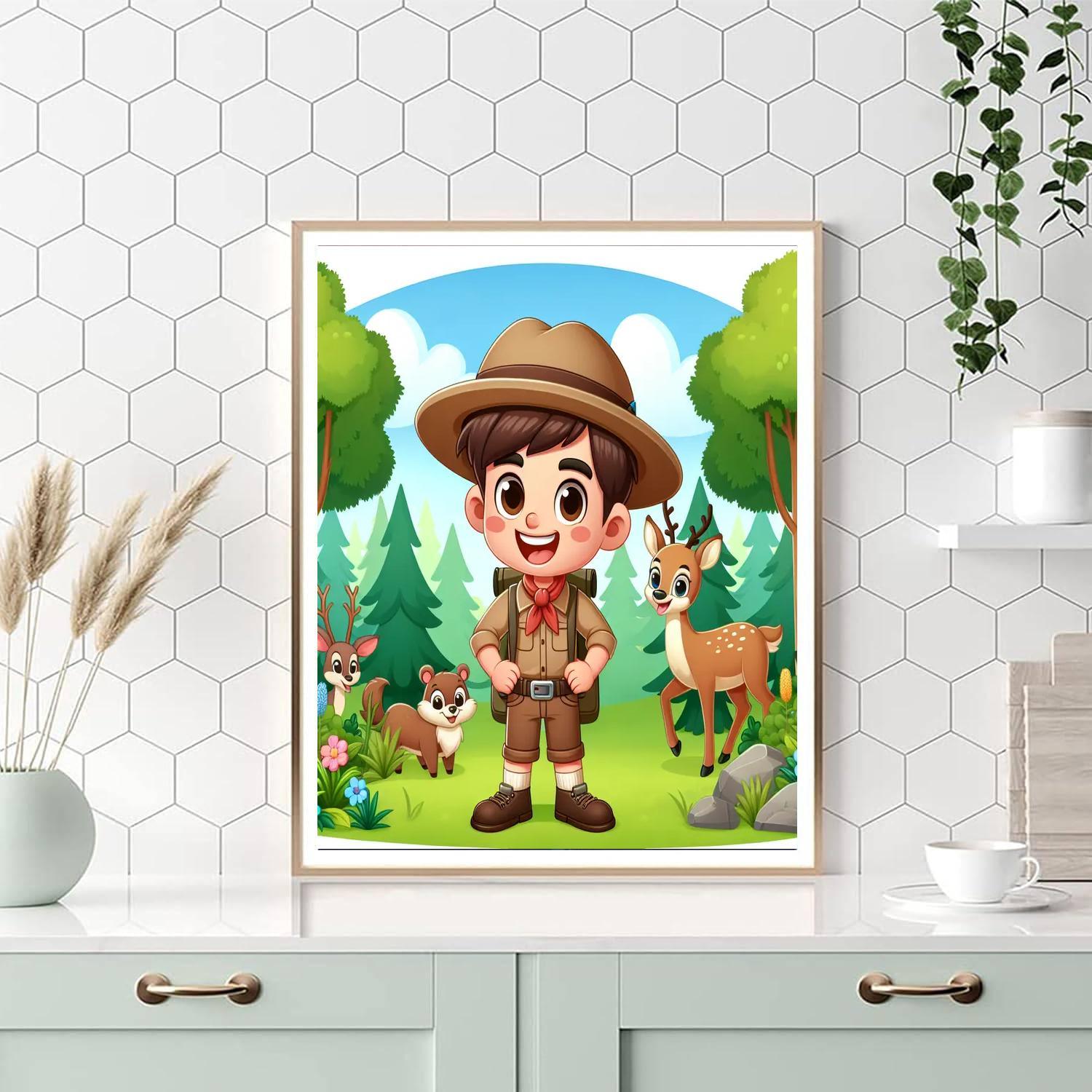 Forest Explorer's Haven Paint By Numbers Kits