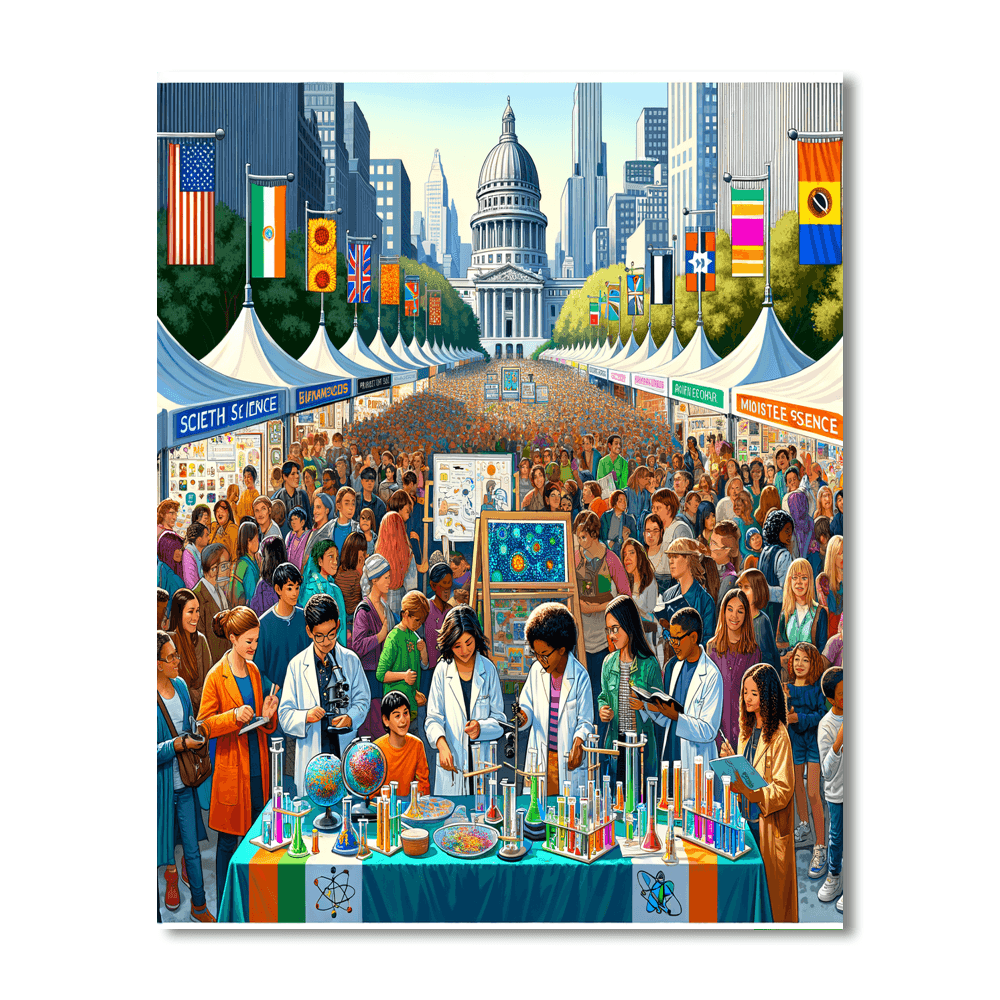 World Science Festival Painting By Numbers Kit