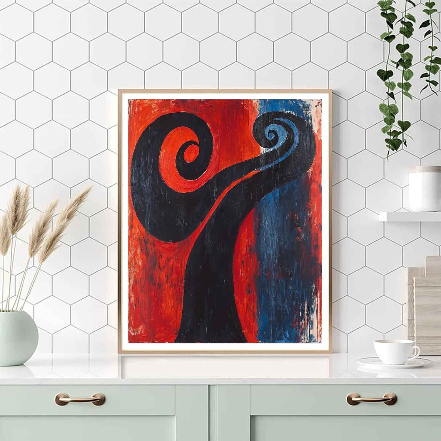 Edvard Munch Inspired Modern Expression  Paint By Numbers Kits