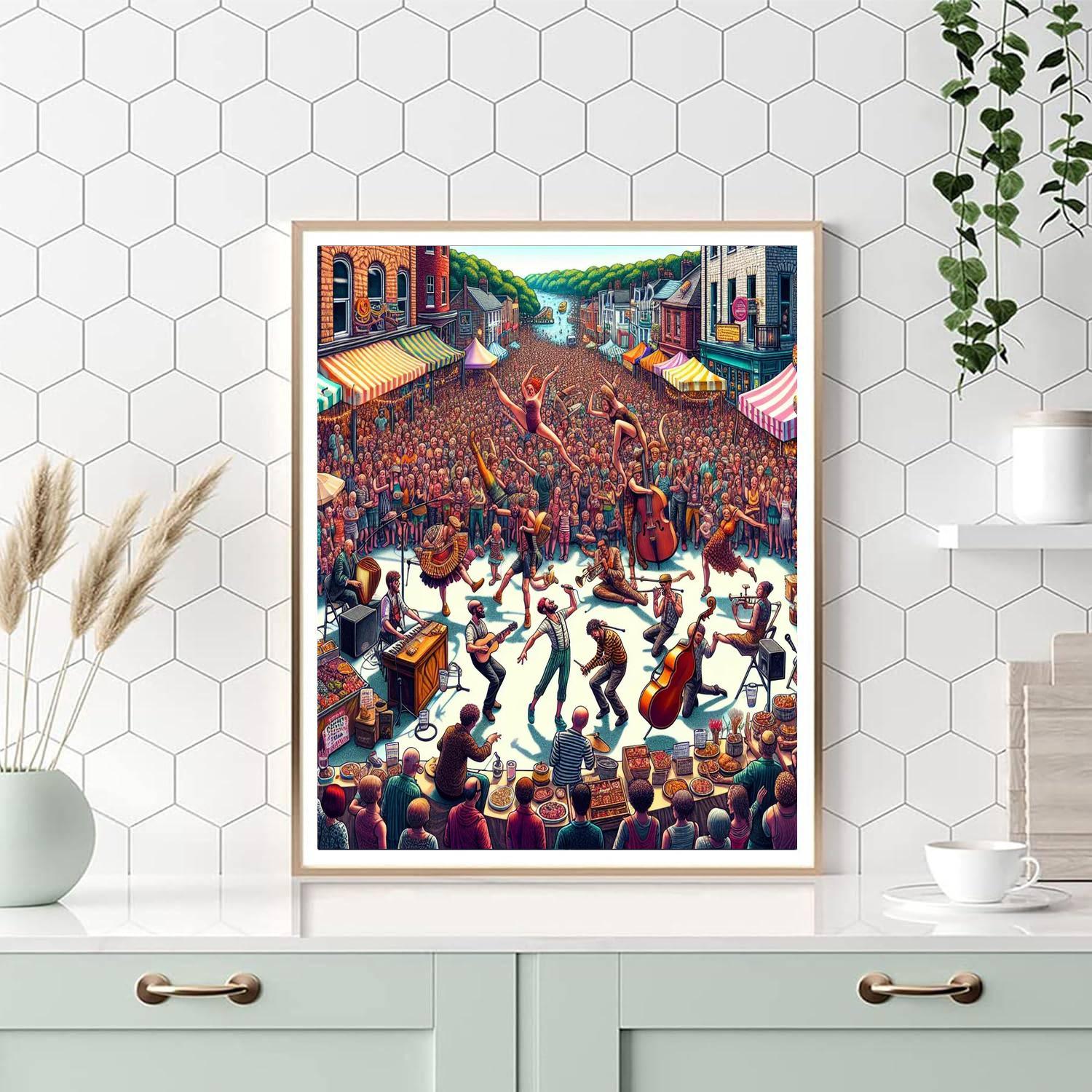 Buskers Festival - Canada Numbered Painting Kits