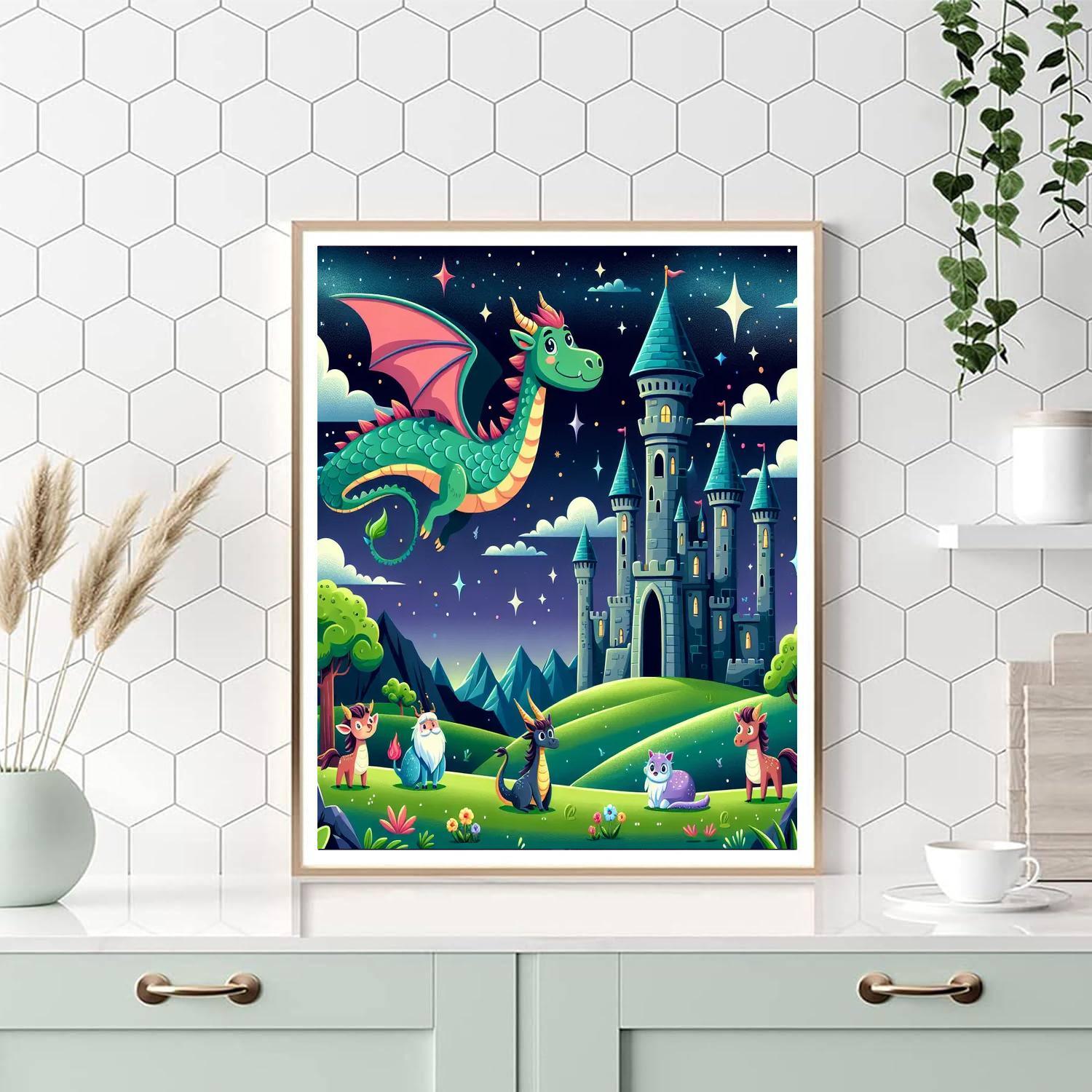 Journey Through Fantasy Lands Painting By Numbers Kit