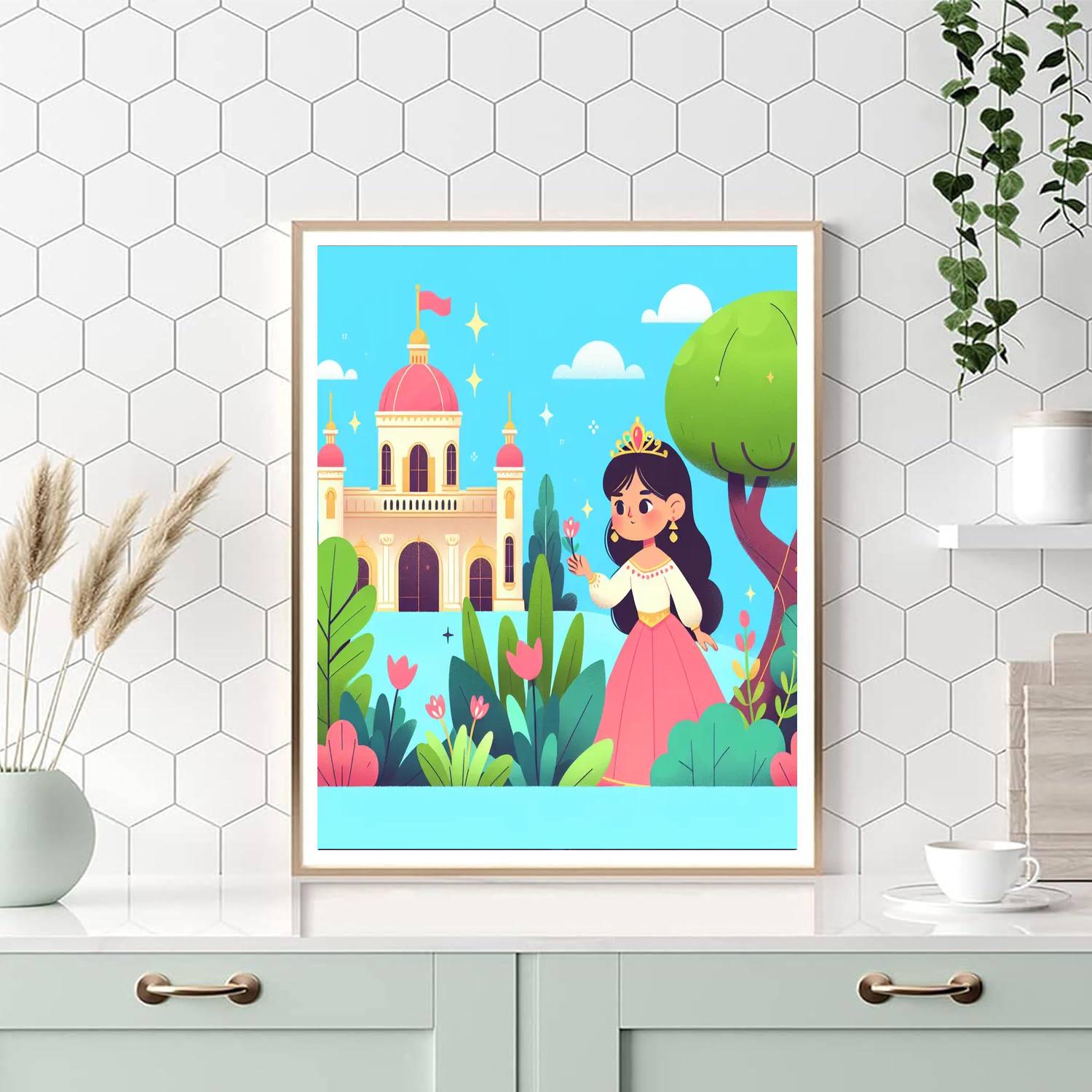 Princess's Royal Adventure Painting Number Kit