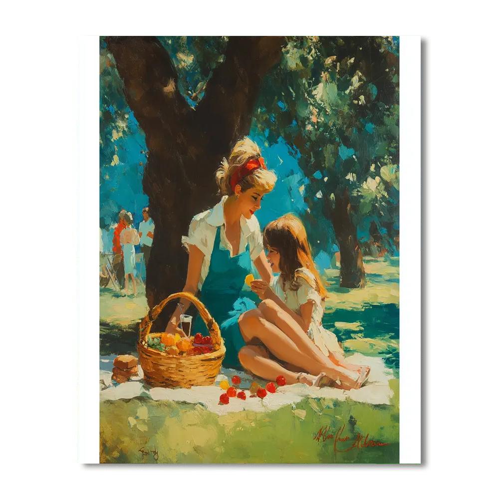 The Picnic Of Love Paint By Color