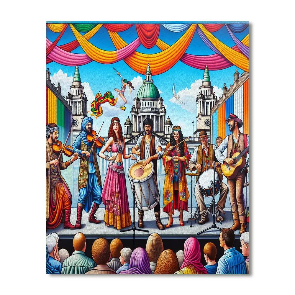 Belfast International Arts Festival - Belfast Paint By Numbers Art