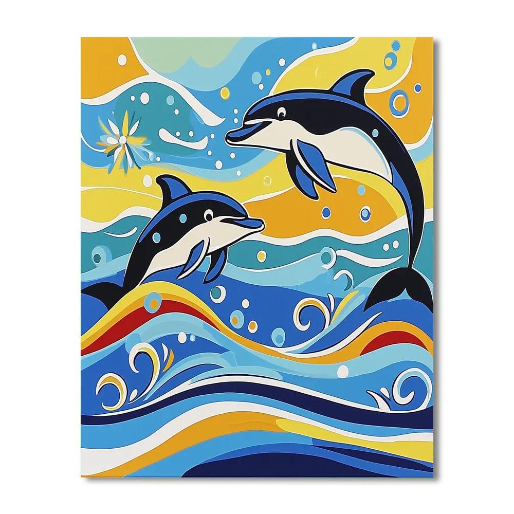 Henri Matisse Inspired Playful Seascape  Paint By Number