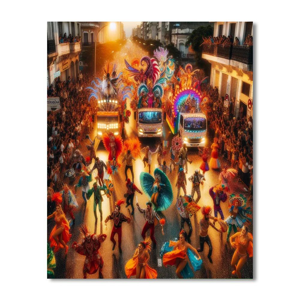 Río Carnaval - Uruguay Paint By Number