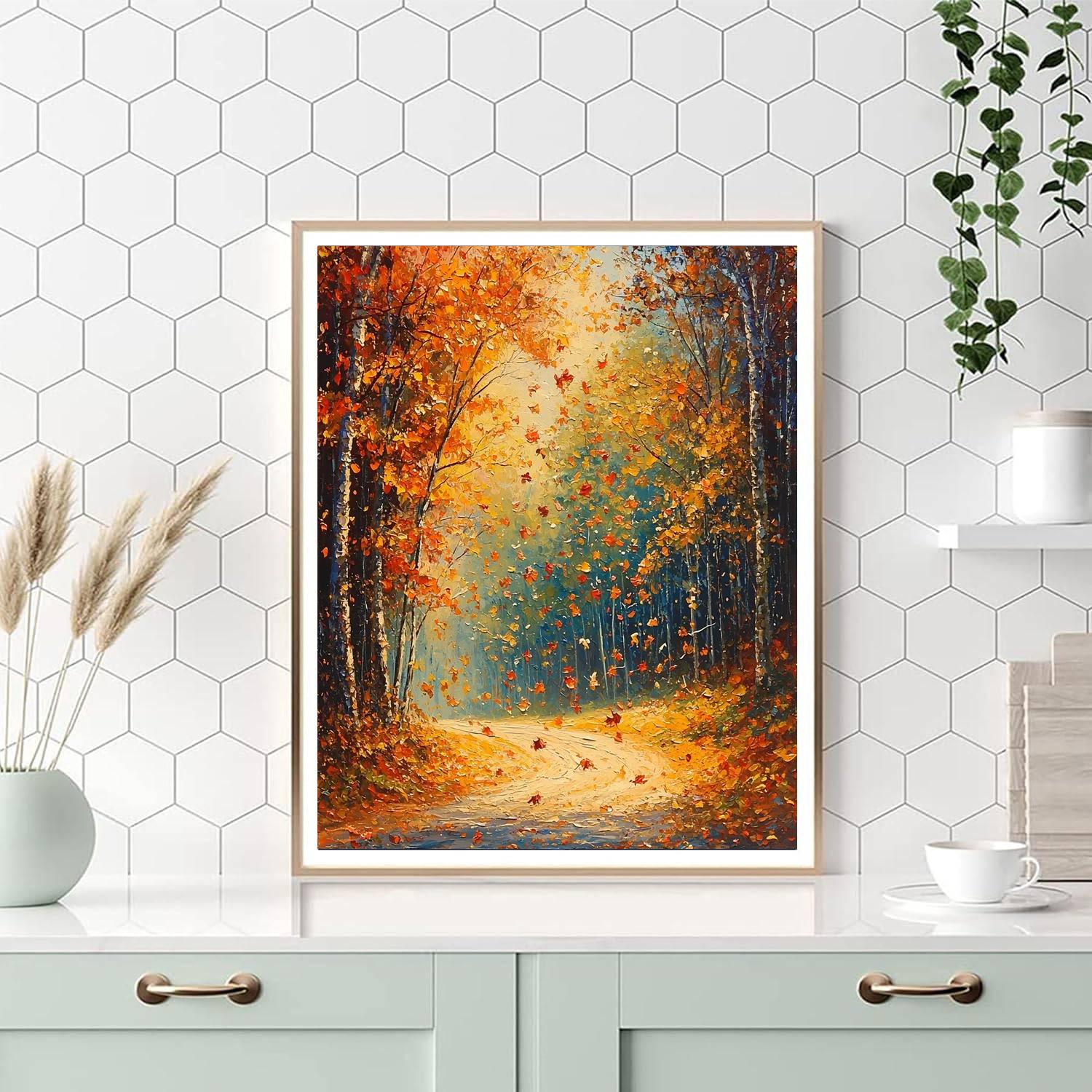 Claude Monet Inspired Autumnal Delight  Paint By Numbers