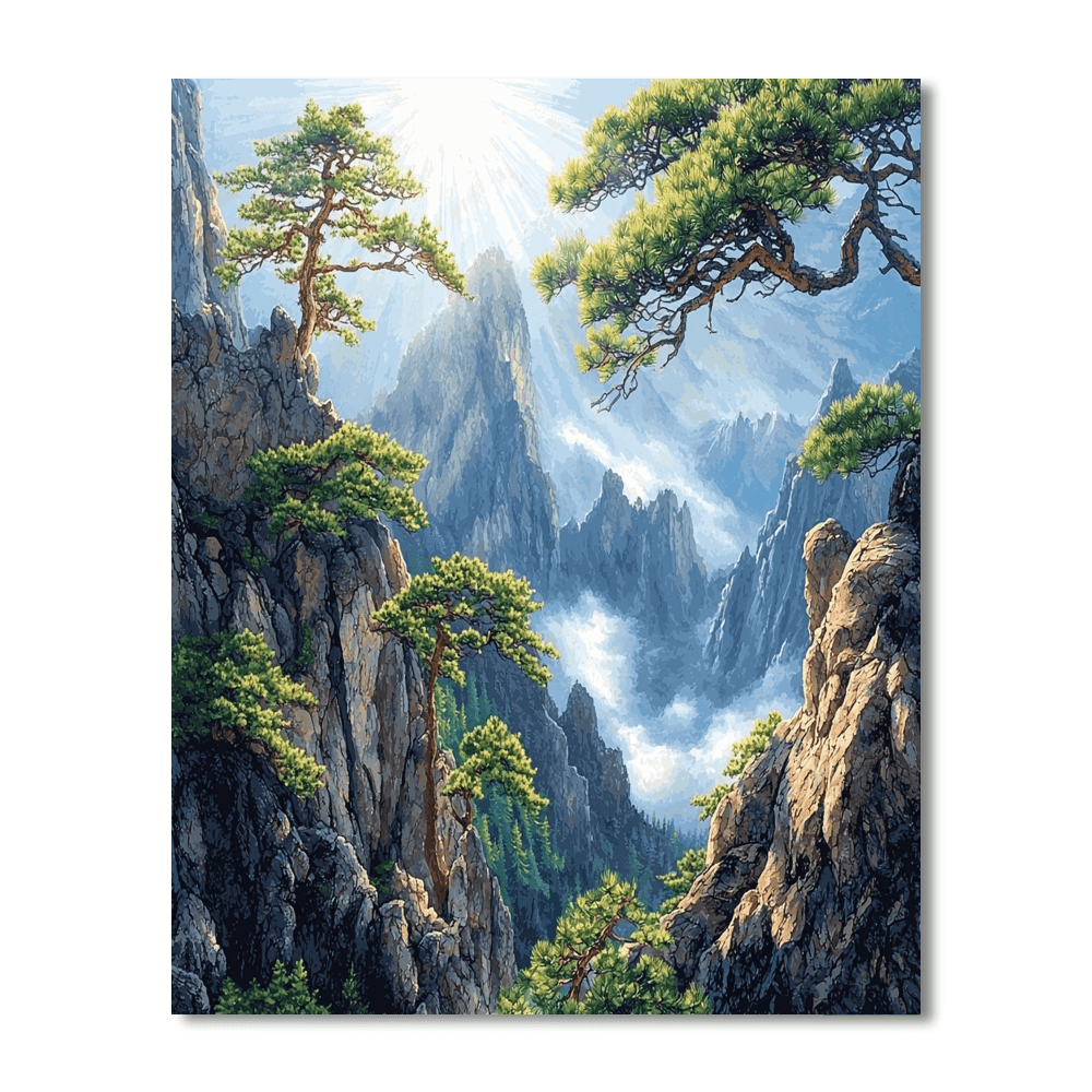 Huangshan (yellow Mountain) Paint By Numbers