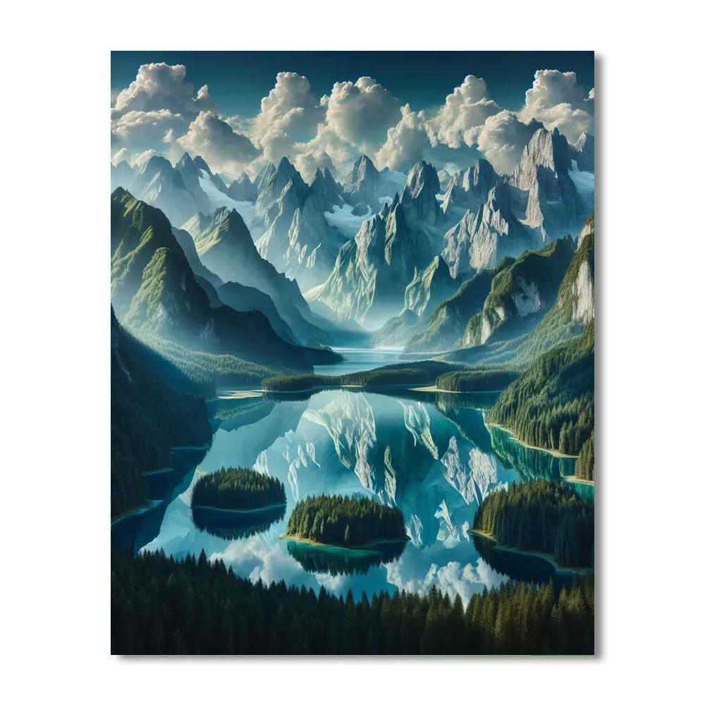 Majestic Wilderness Retreat Numbered Painting Kits