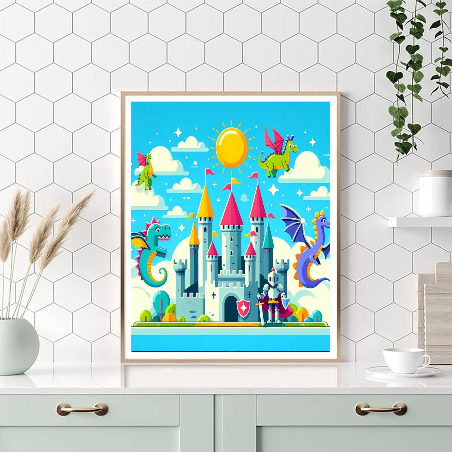 Magical Kingdoms Paint By Numbers Art