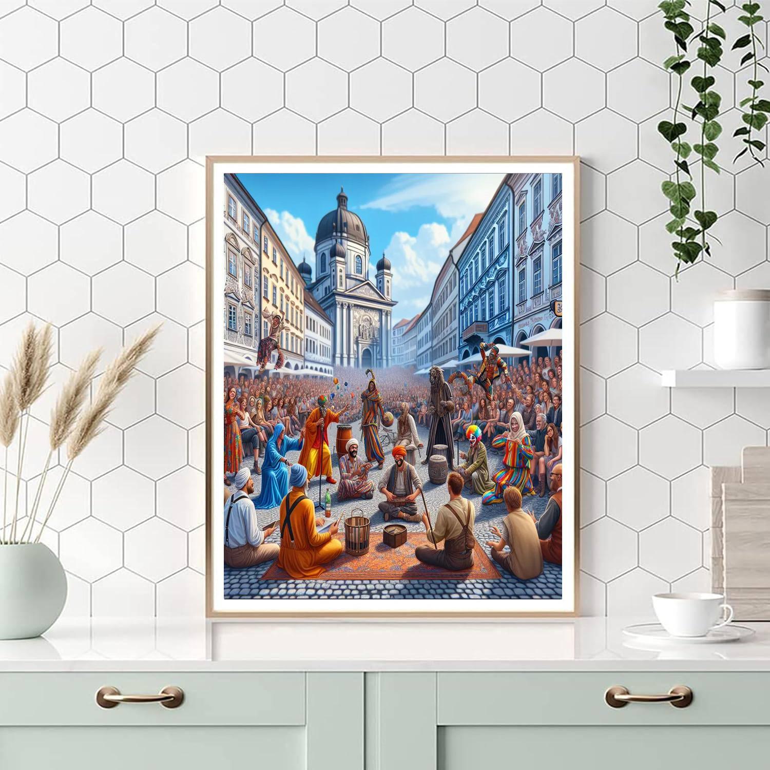 Pflasterspektakel - Linz DIY Paint By Numbers