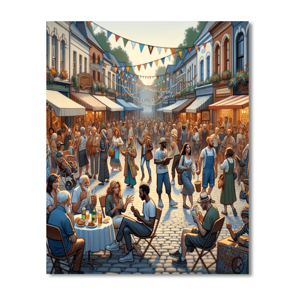 Brighton Festival - United Kingdom Painting Number Kit