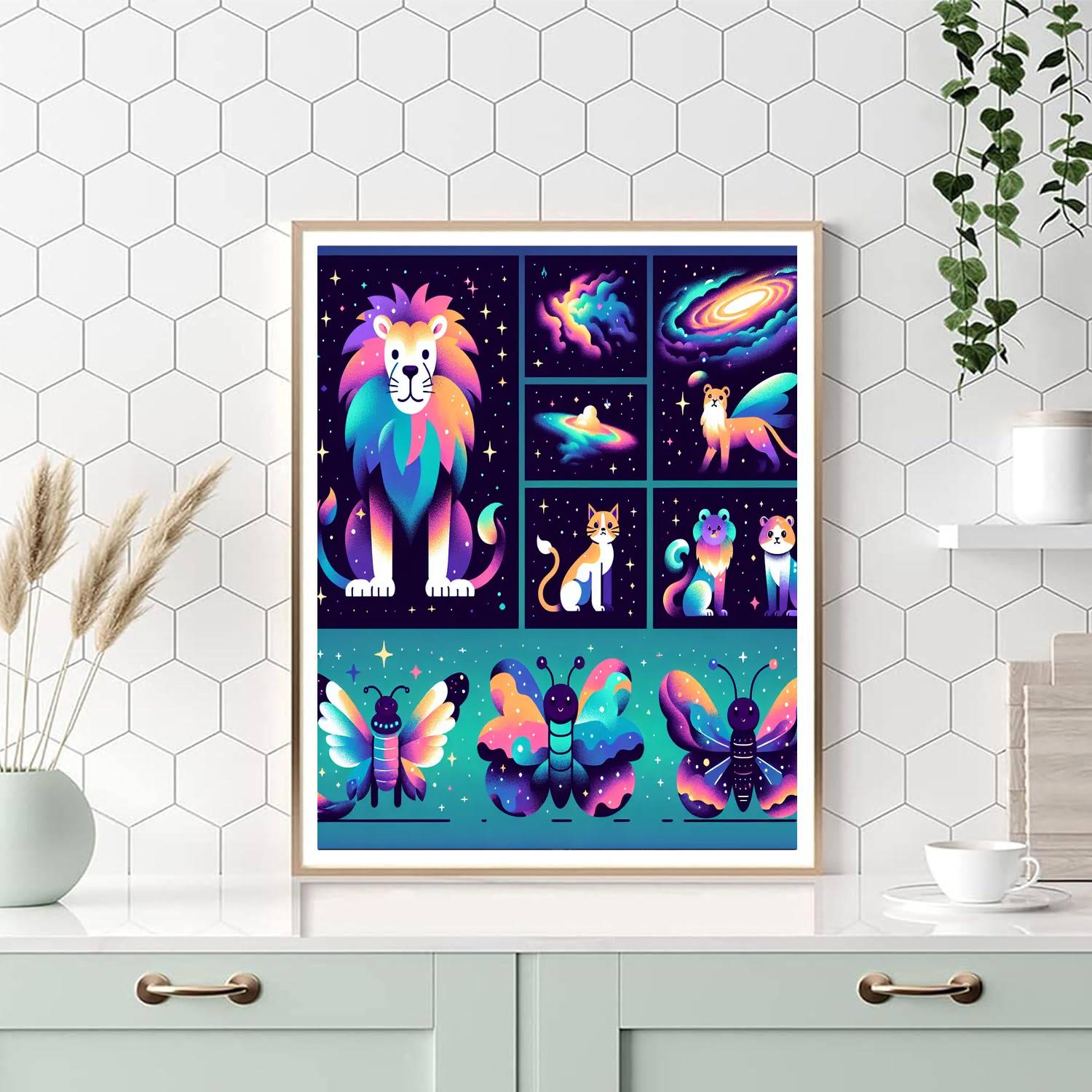 Galaxy Zoo Adventure Number Painting