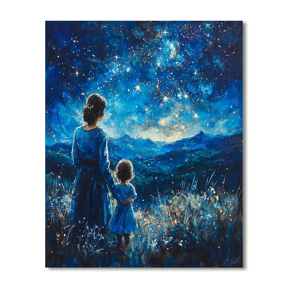 Guiding Stars Of Night Paint By Number