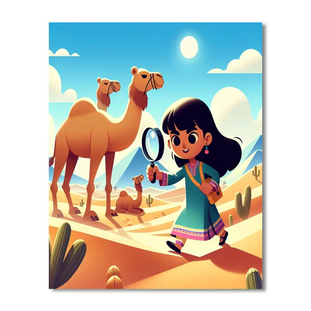 Daring Desert Safari Painting Number Kit