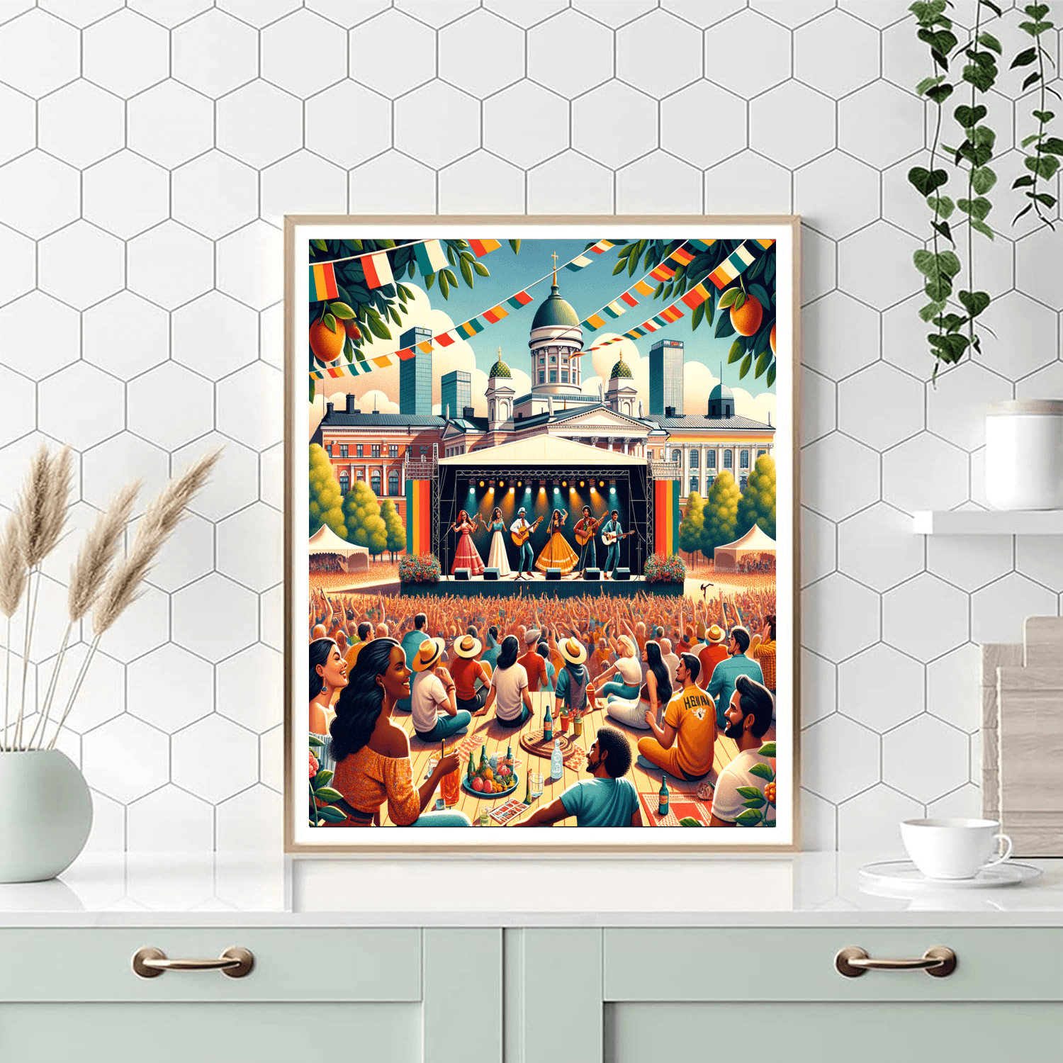 Helsinki Festival - Helsinki, Finland Painting Number Kit