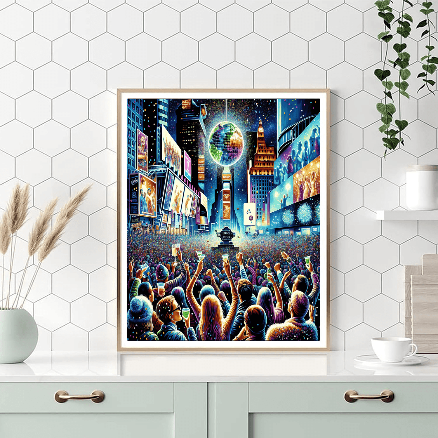 New Year's Eve In Times Square - United States Paint By Number