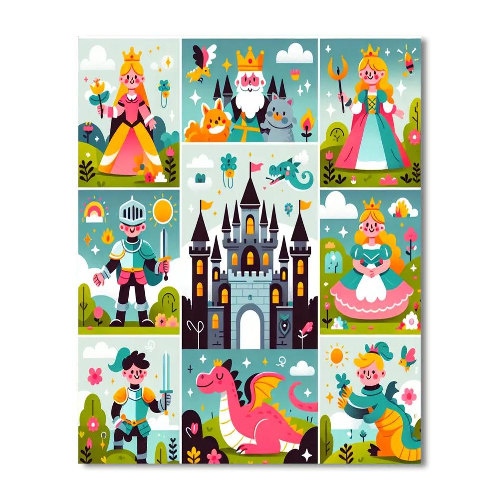 Fantasy Fairy Tale Adventure Numbered Painting Kits