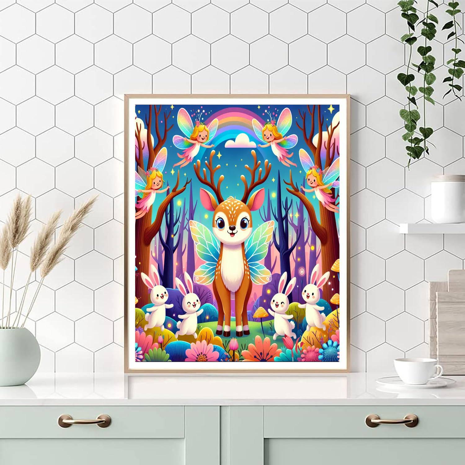 Fantasy Woodland Journey Painting Number Kit