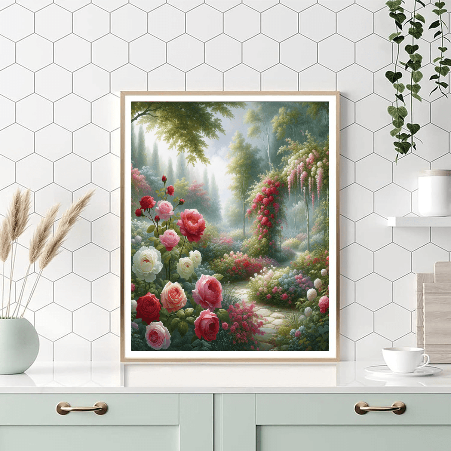Harmonious Garden Melody Painting Number Kit