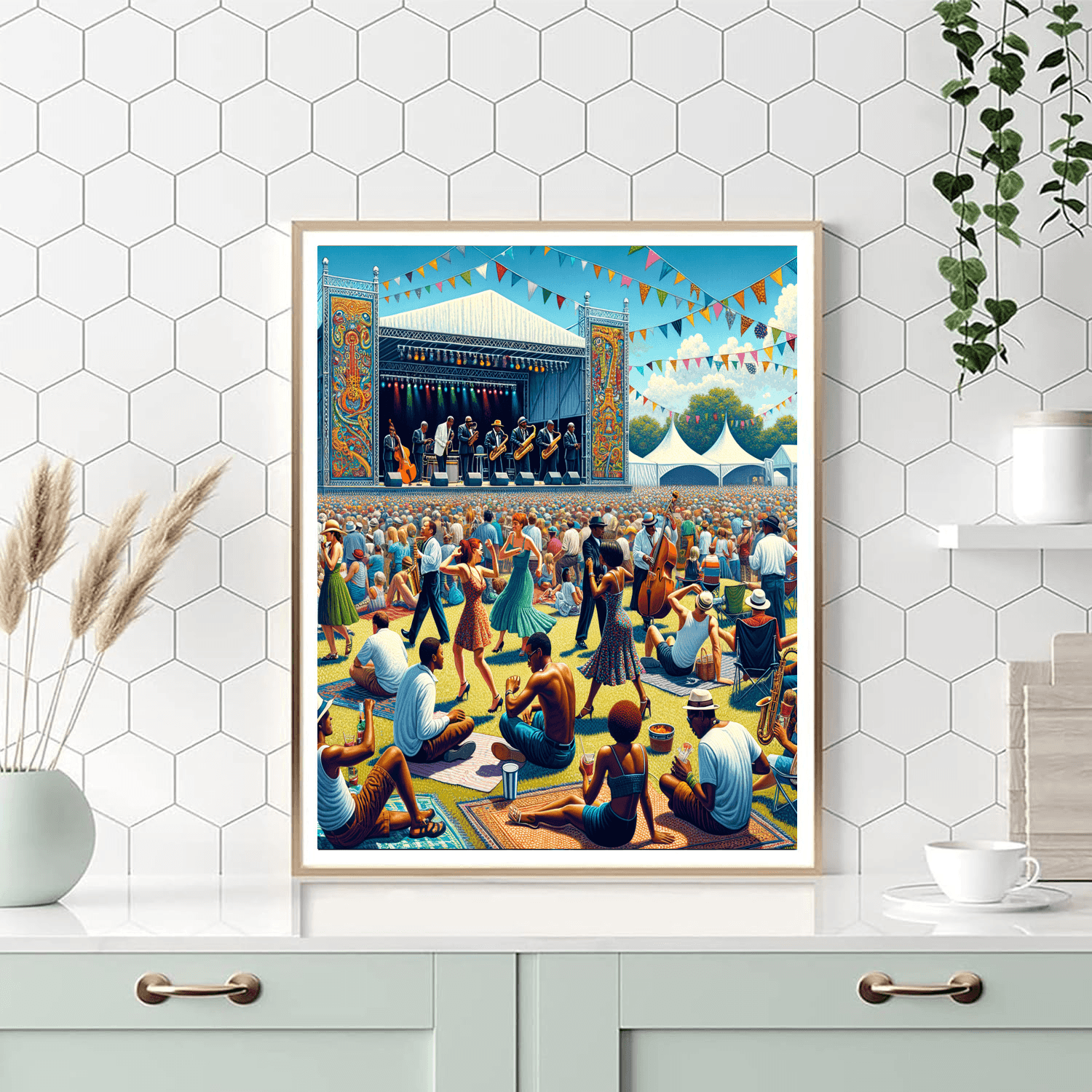 Jazz And Heritage Festival - Usa Numbered Painting Kits