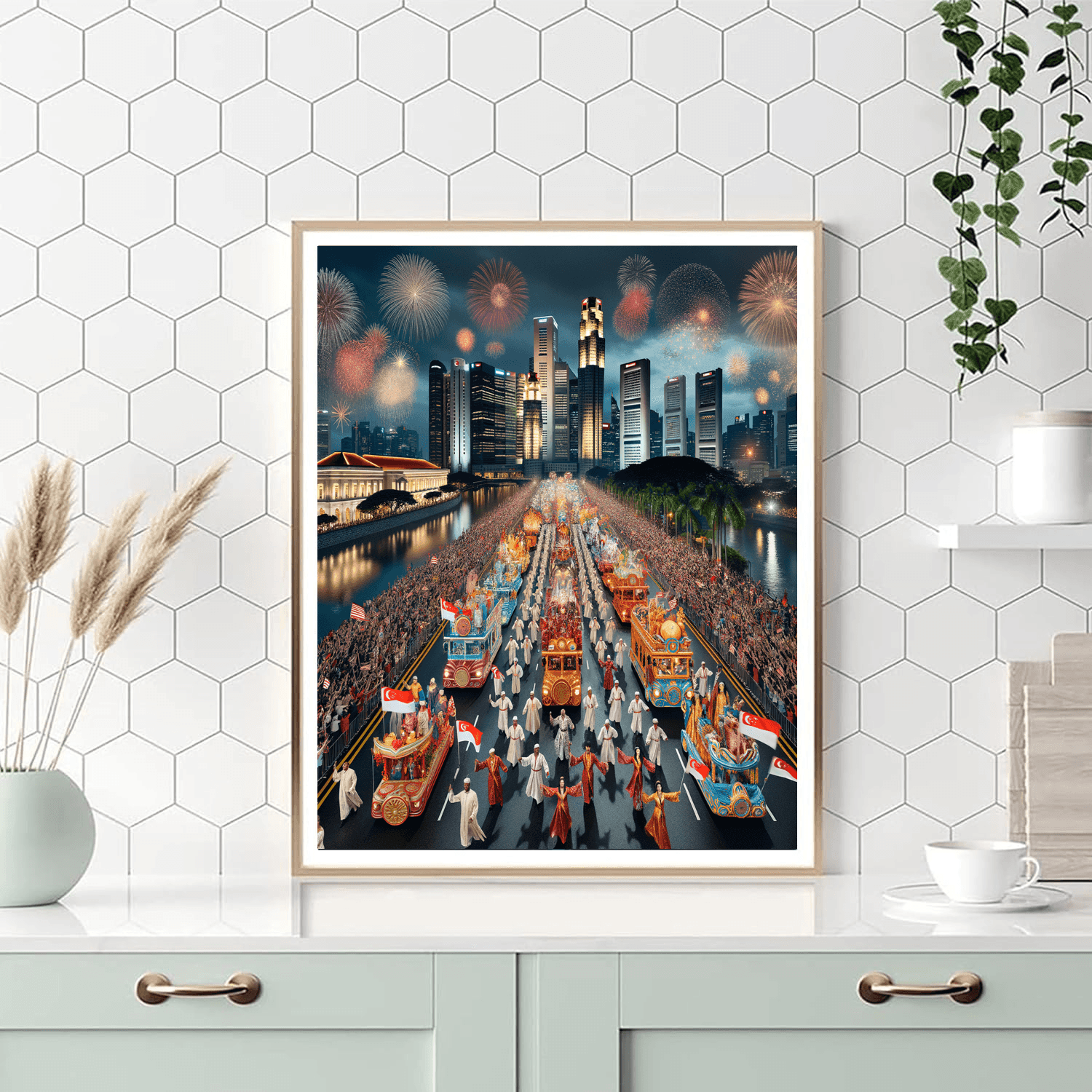 Singapore National Day - Singapore Paint By Numbers