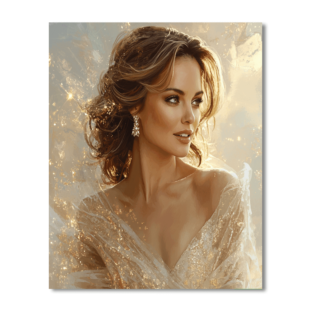 Angelina Jolie: The Bold Heart Of The Silver Screen Paint By Numbers