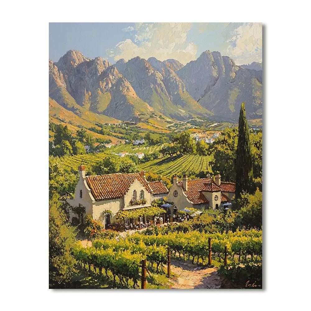 Wine Route - Stellenbosch Paint By Numbers