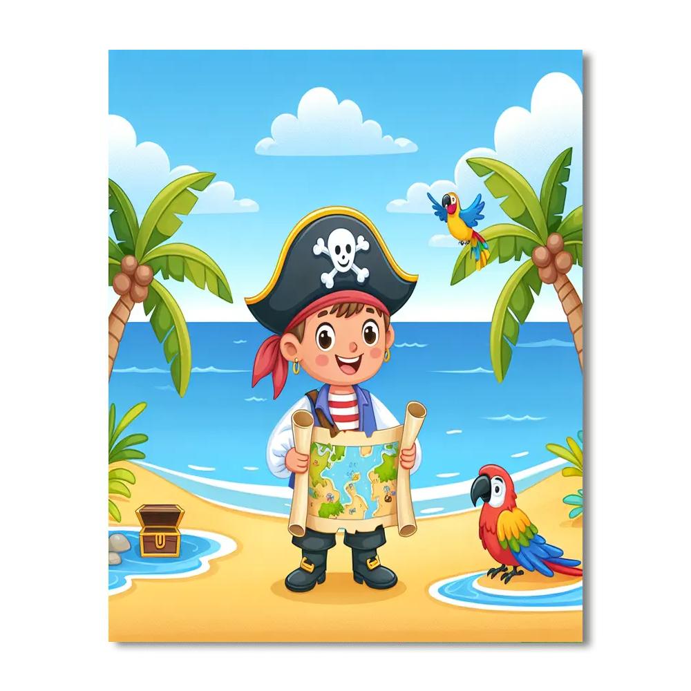 Pirate's Adventure Island Numbered Painting Kits