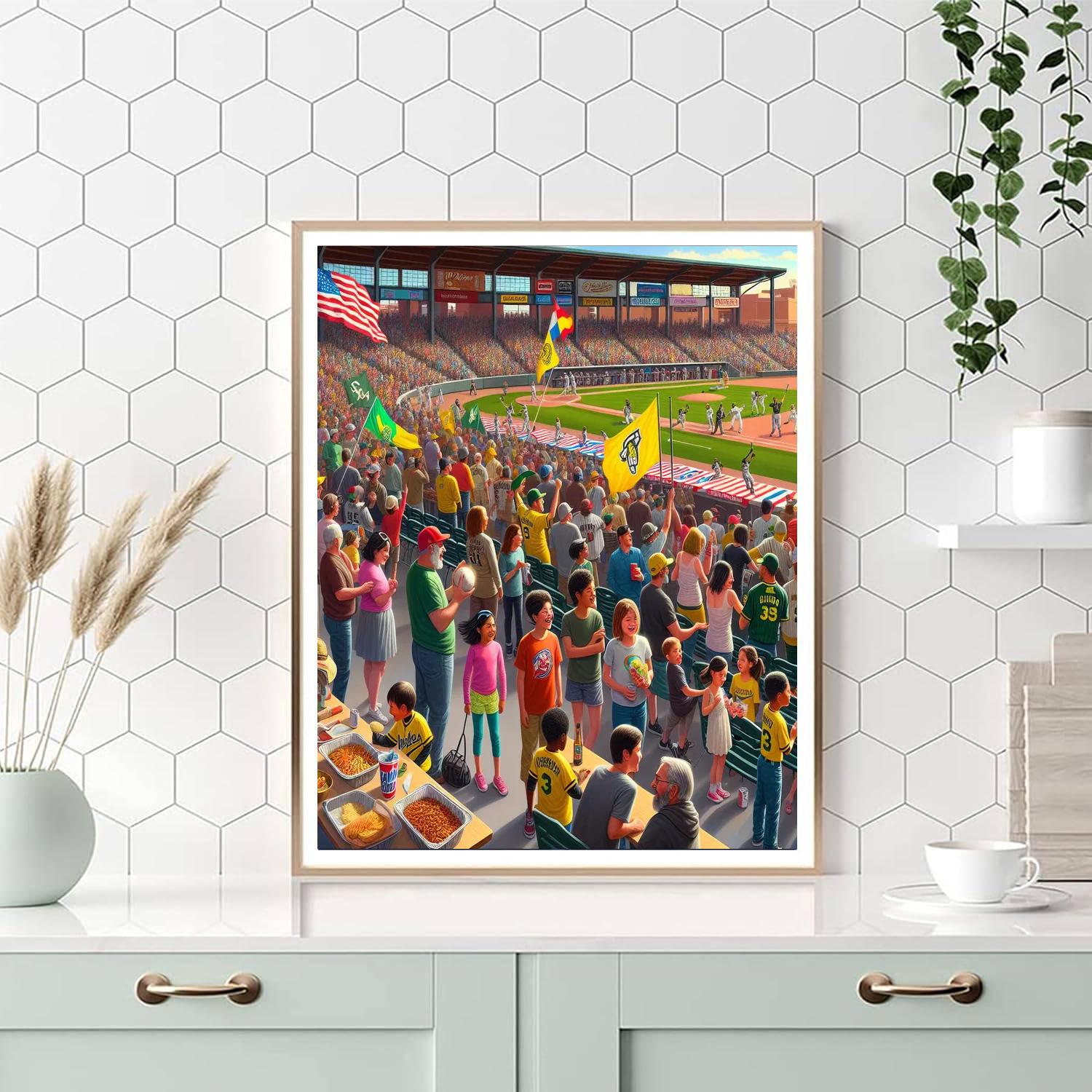 Albuquerque Isotopes Opening Day - Usa Paint By Numbers Kits