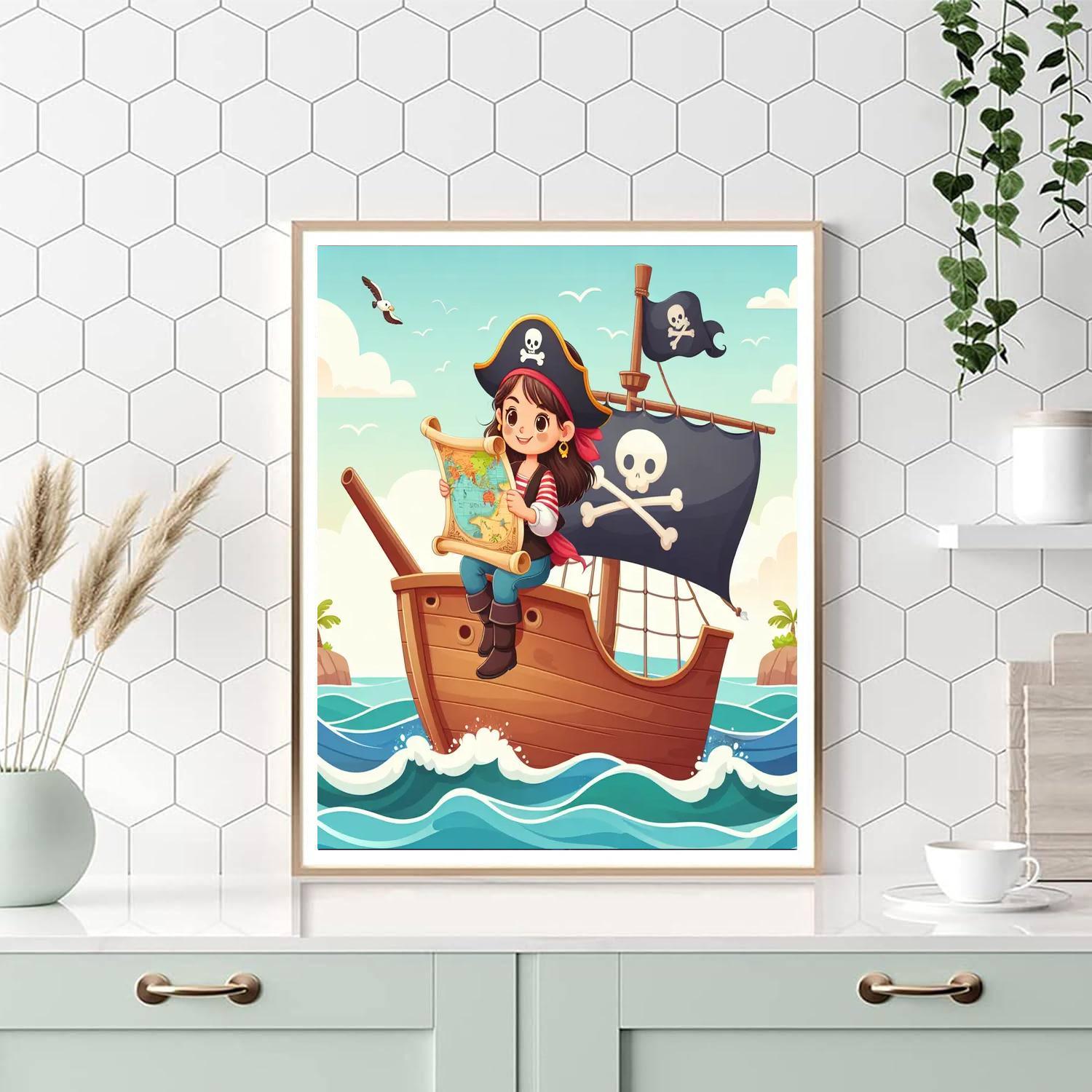 Pirate Seas Adventure Paint By Number