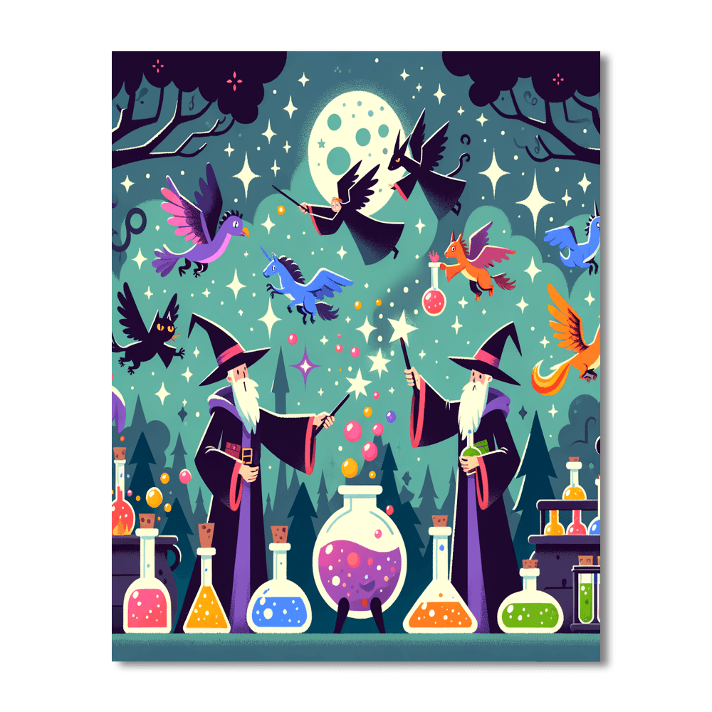 Magical Wizarding World Paint By Color