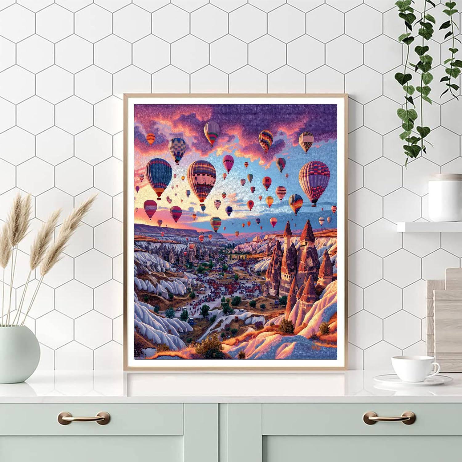 Hot Air Balloon Festival - Cappadocia, Turkey Paint By Numbers Art
