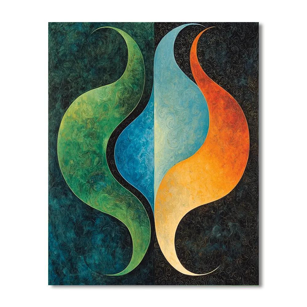 Max Ernst Inspired The Harmony Of Elements  Paint By Numbers Kits