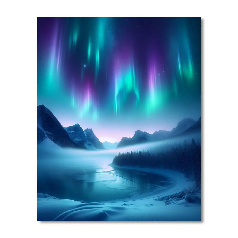 Serenade Of The Aurora Numbered Painting Kits