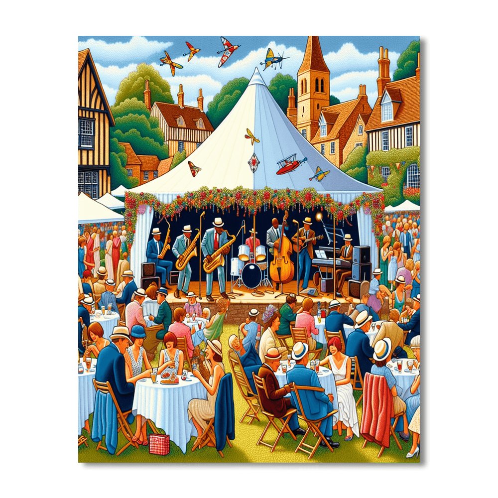 Jazz In Marciac - France DIY Paint By Numbers