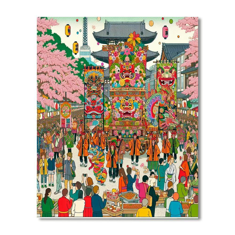 Festival Of The Steel Phallus - Kawasaki Numbered Painting Kits