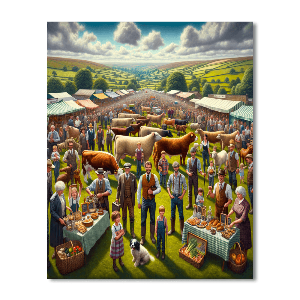 The Great Yorkshire Show - England DIY Paint By Numbers