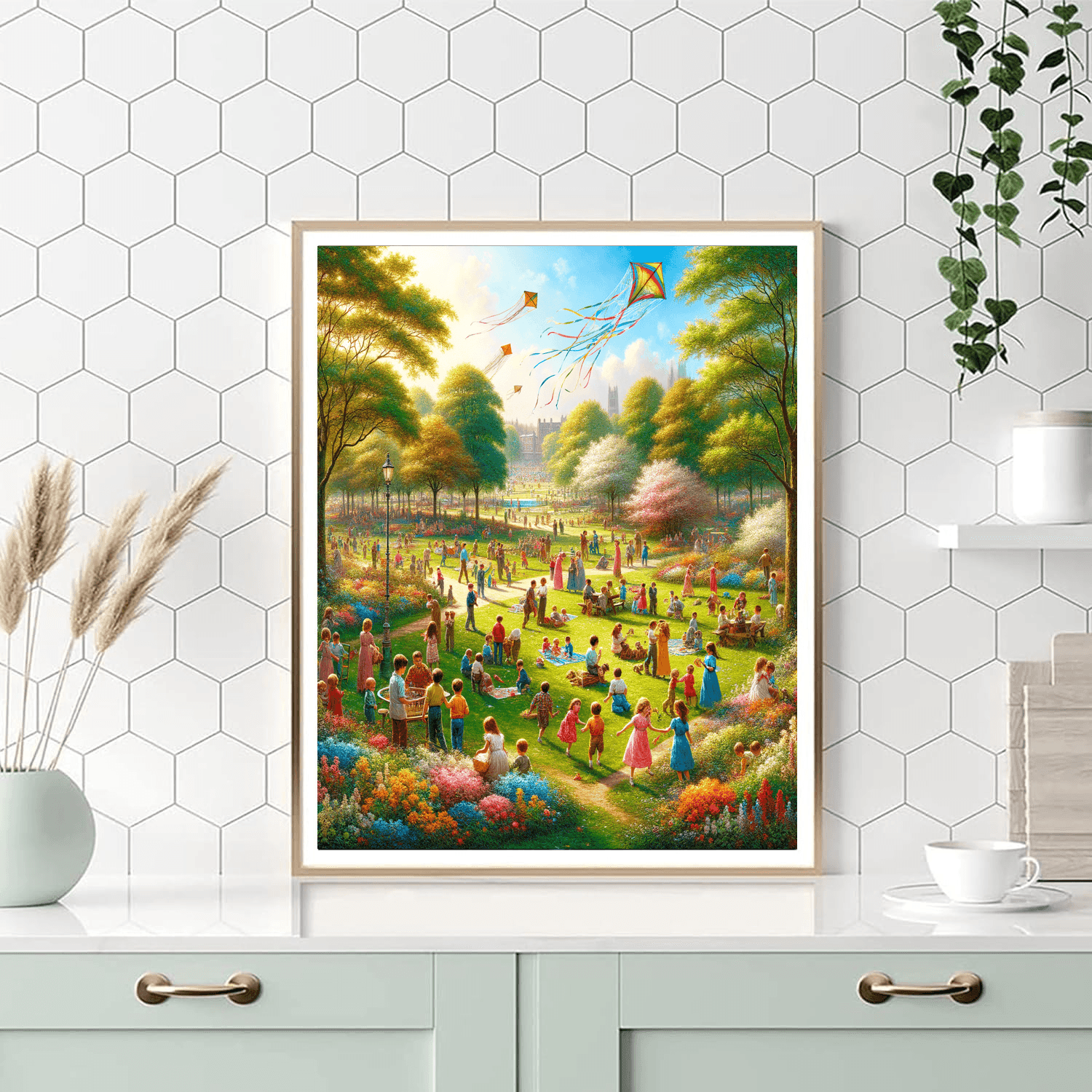 Joyful Playtime In The Park Paint By Number