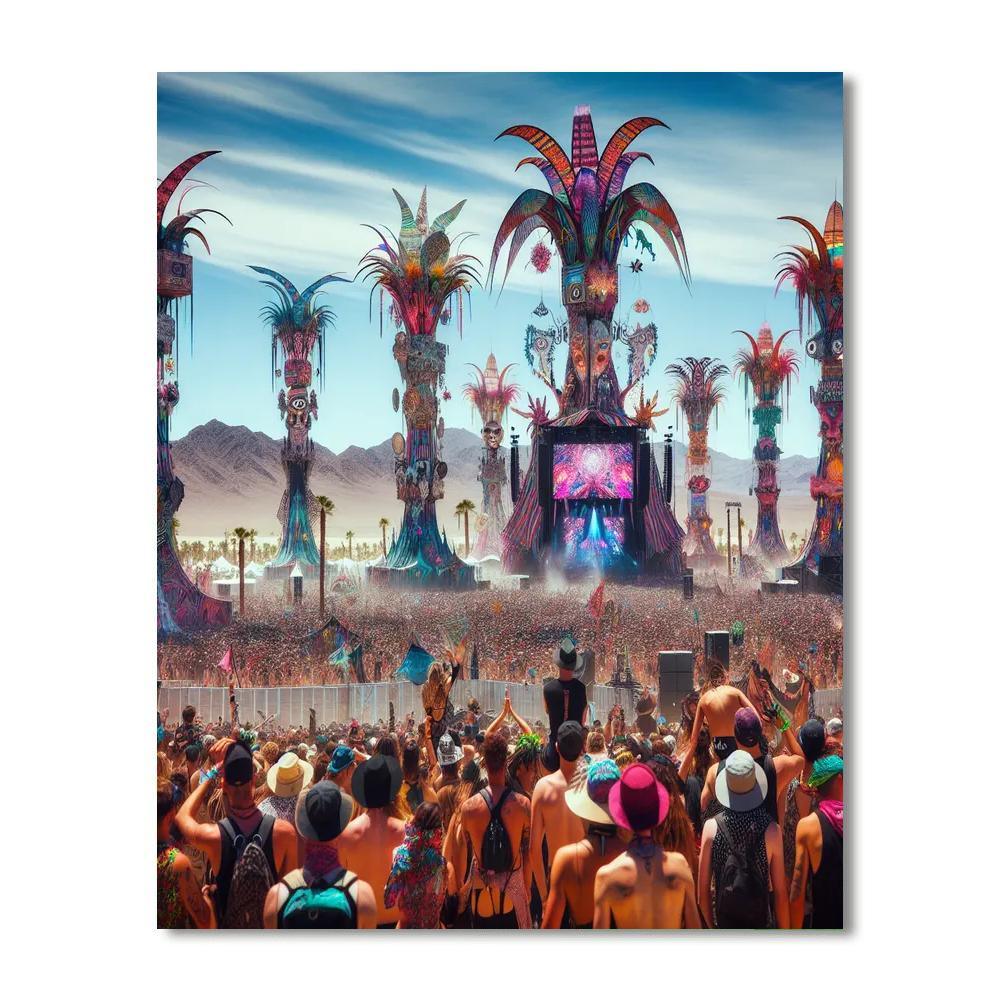 Cochella Valley Music And Arts Festival - United States Paint By Numbers