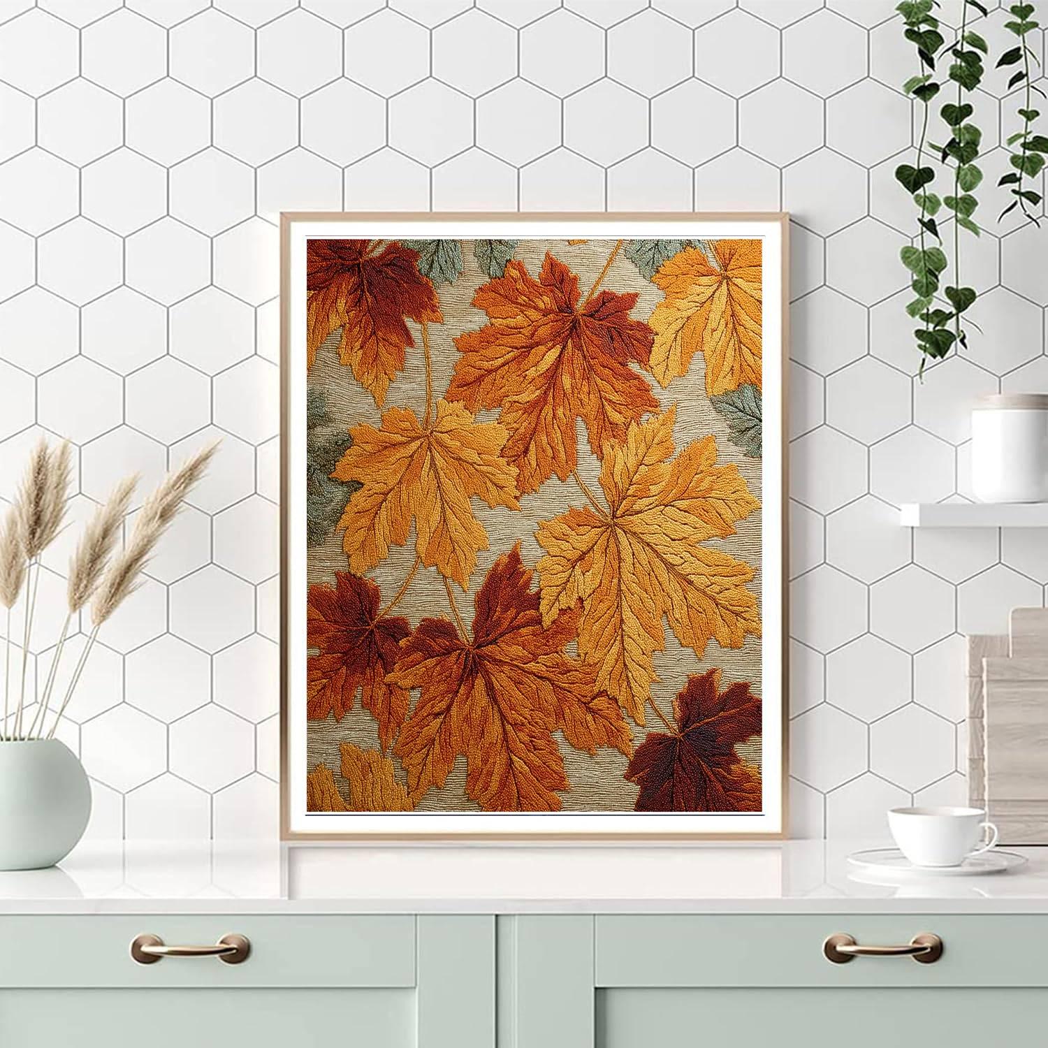 Autumn Stroll In The Park Numbered Painting Kits