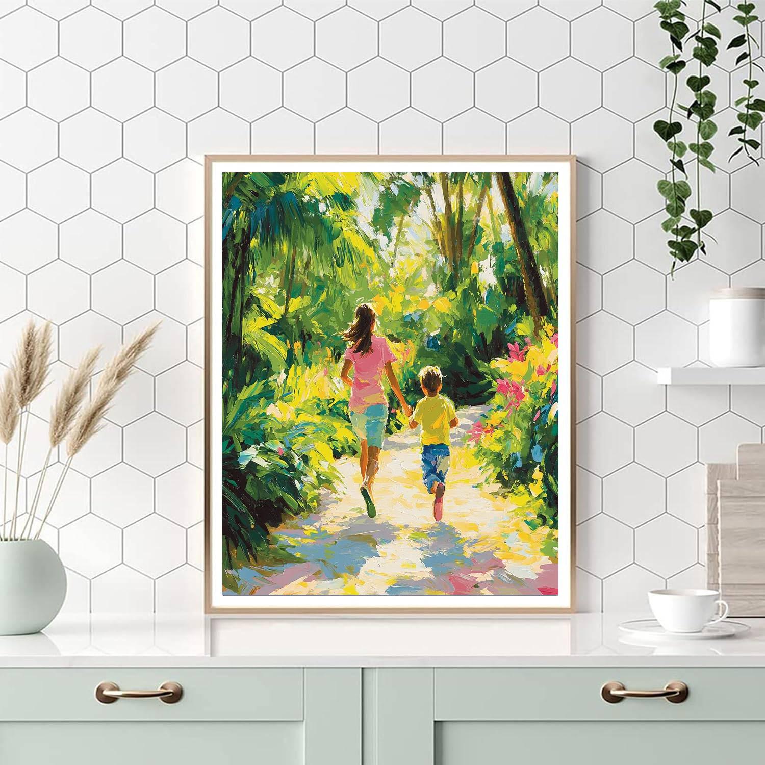 Moments Of Play Number Painting