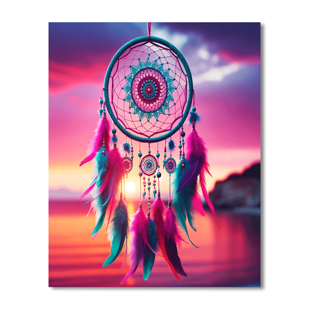 Mystical Dreamcatcher Paint By Numbers